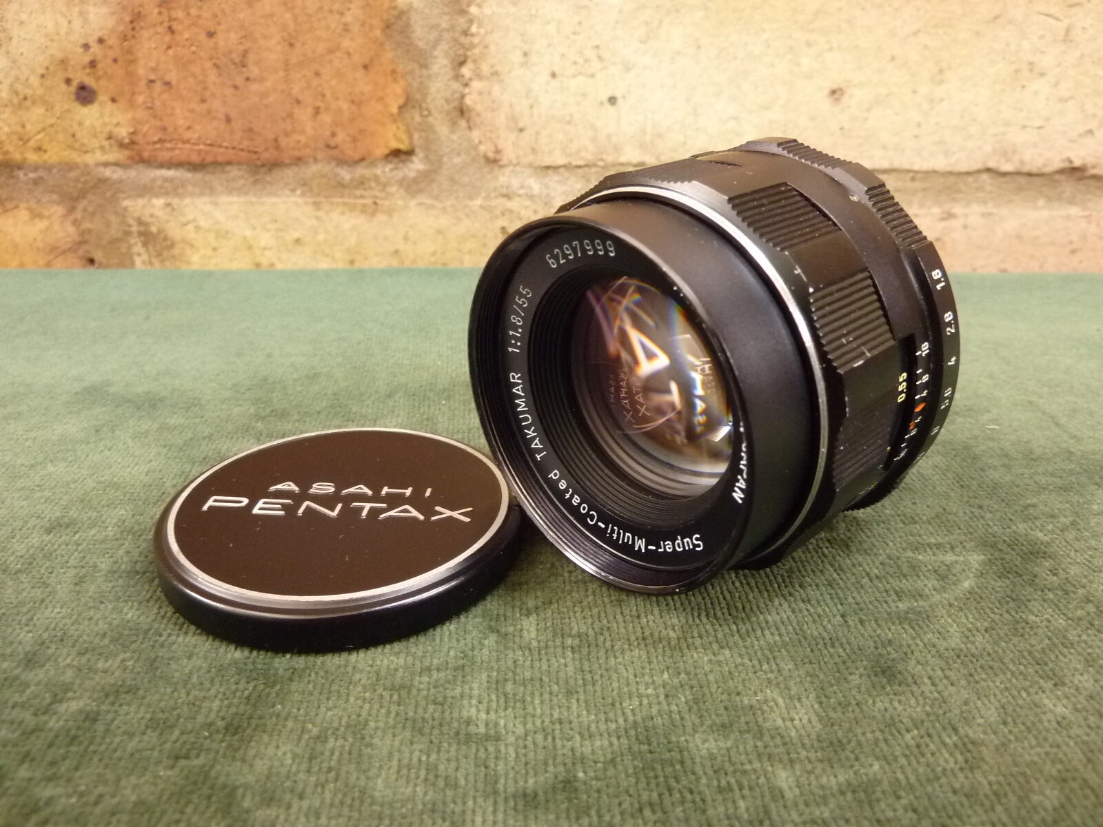 Nice Vintage Asahi Super Takumar 55mm Lens M42 Mount