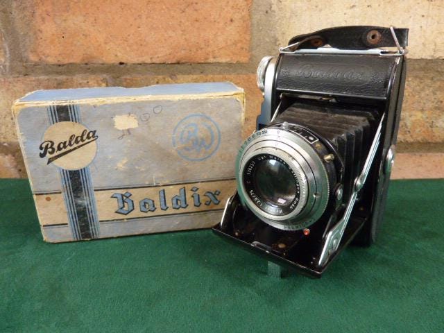 Vintage Balda Baldix 120 Roll Film Camera Westar 1:2.9 75mm Lens