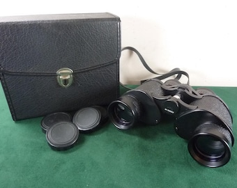 Mid-century Hensoldt Wetzlar 8x24 Binoculars With Original Leather