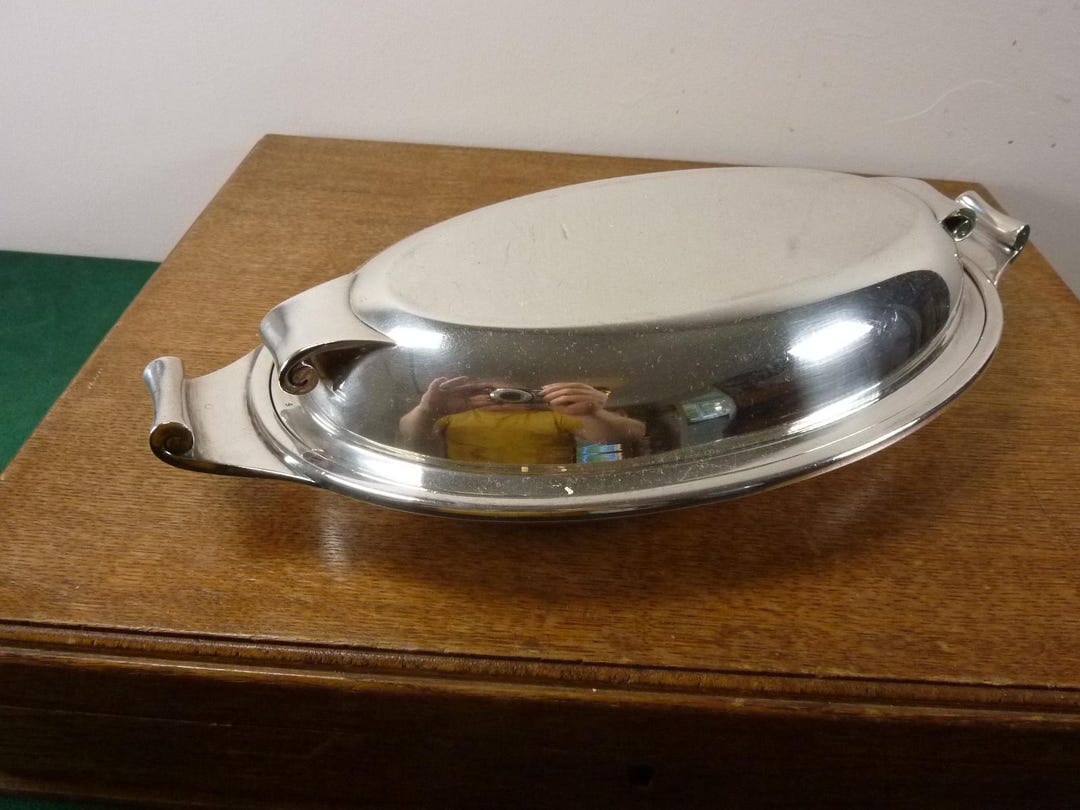 Nice Antique Cooper Bros Serving Tureen Entree Dish Scroll Handles ...