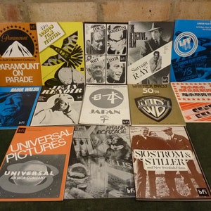 13 Vintage National film Theatre Magazines all from 1974-75