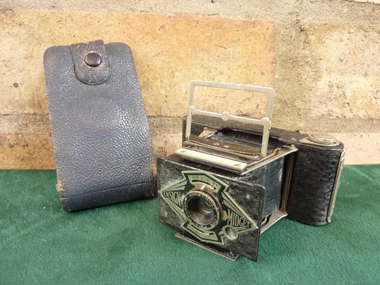 超希少】ENSIGN MIDGET アンティーク 蛇腹カメラ ポケットサイズ 超