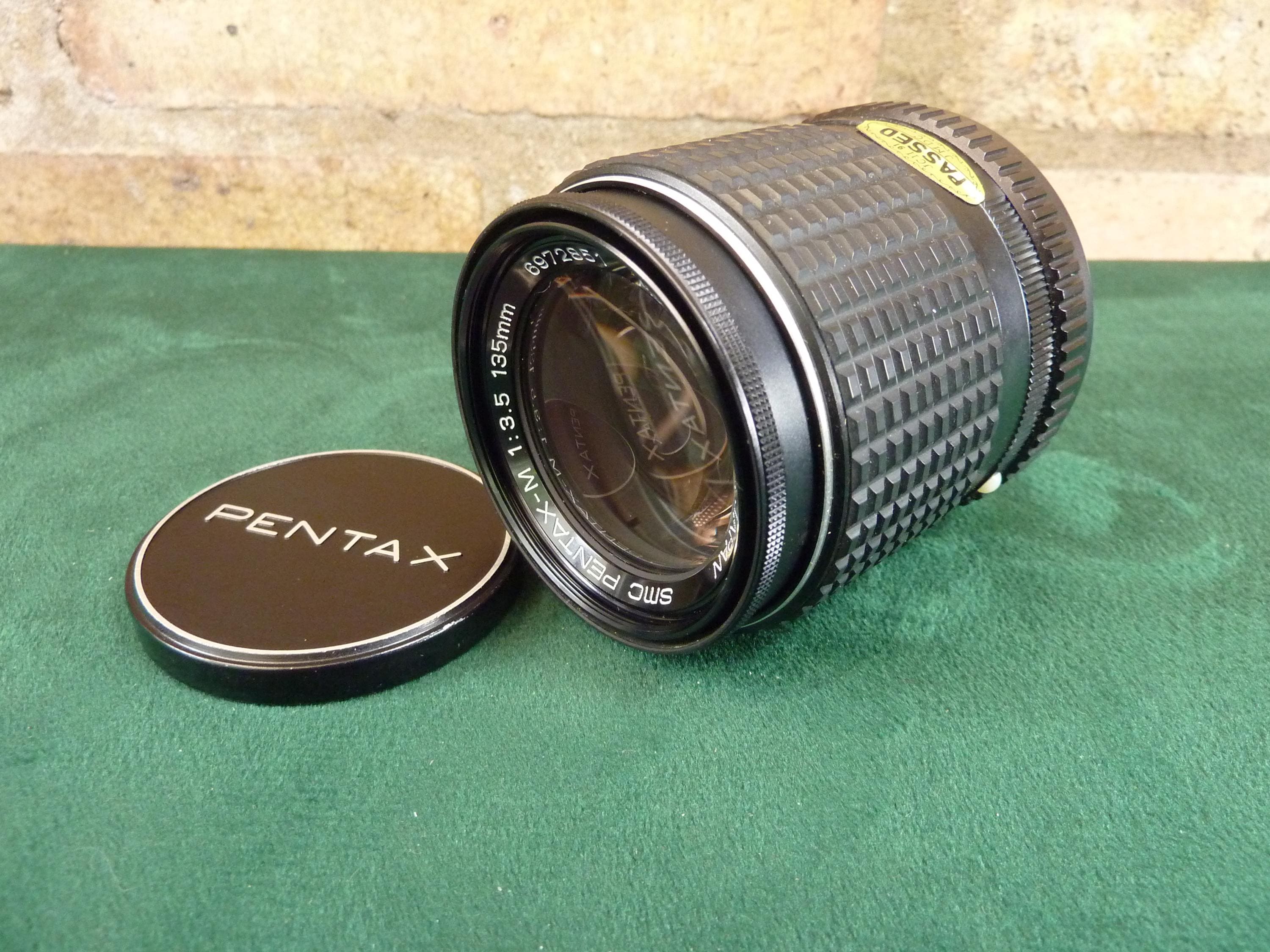 Nice Vintage Olympus Zuiko Auto-t 1:3.5 135mm Lens OM Mount #3