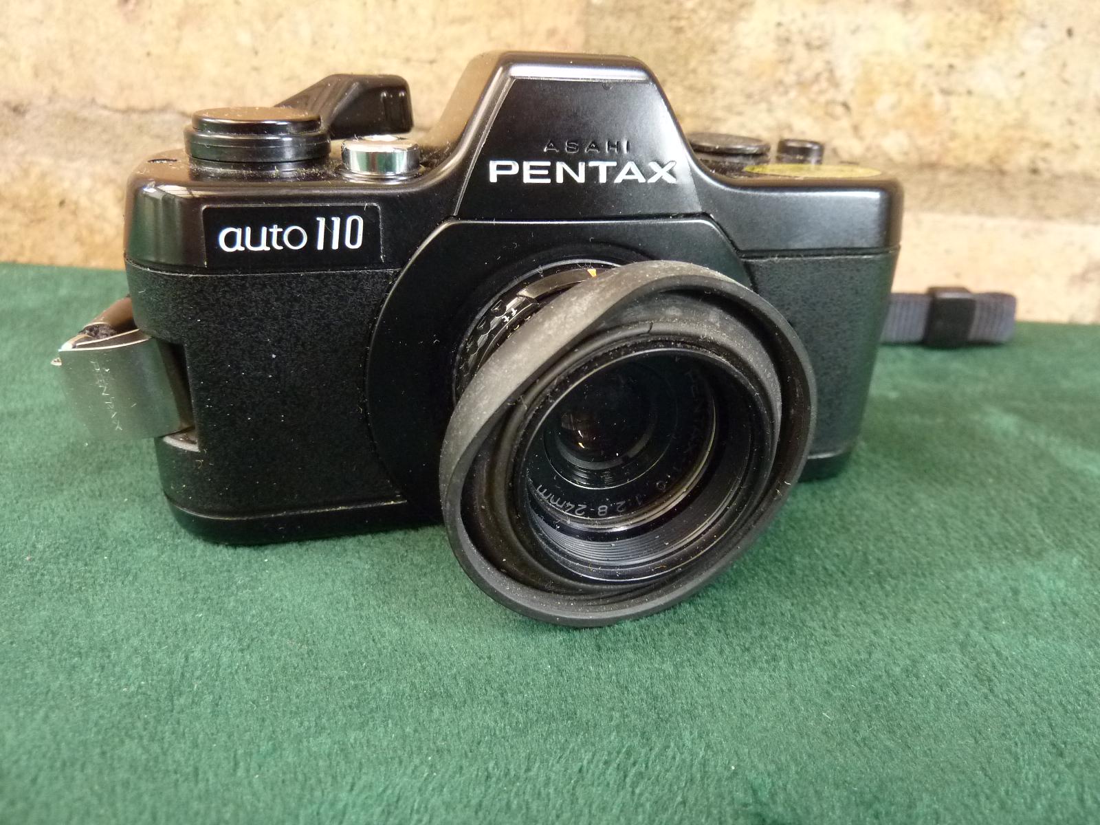 Nice Vintage Pentax Auto 110 Camera 1:2.8 24MM Lens - Etsy