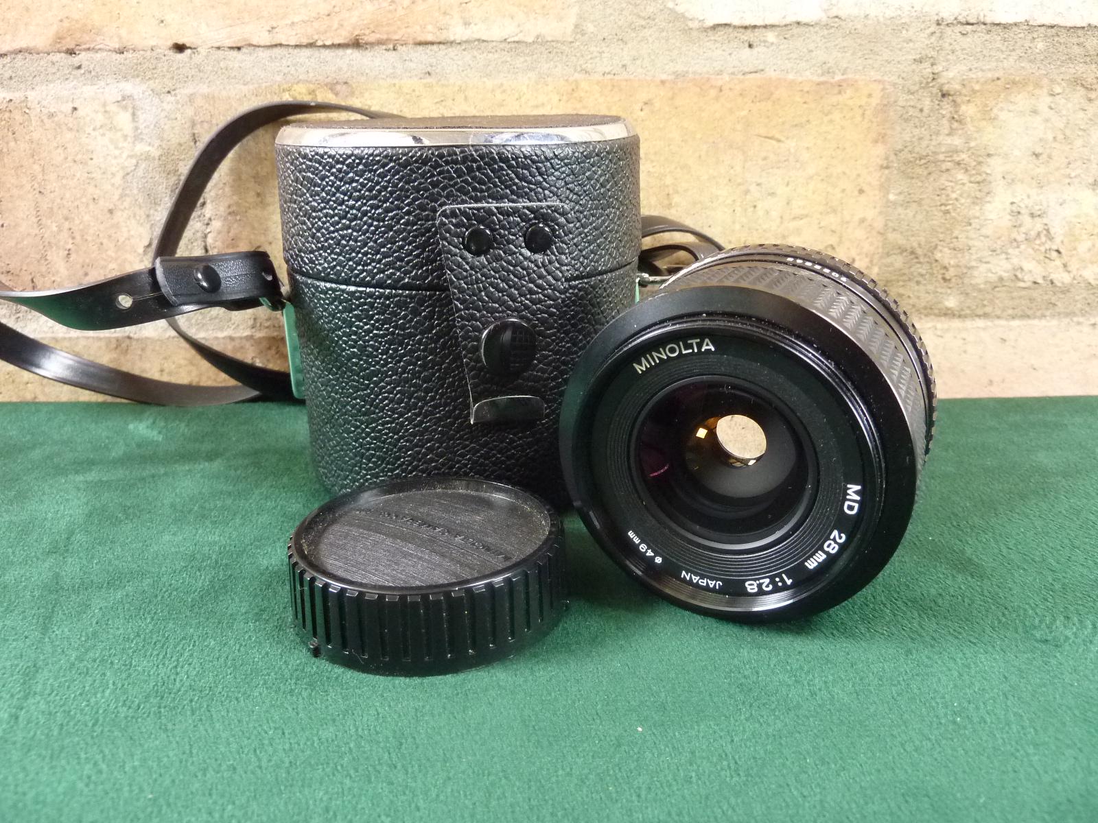 ミノルタ MD 1:2.8 28mm 広角レンズ ミノルタ MDマウント 良好な状態