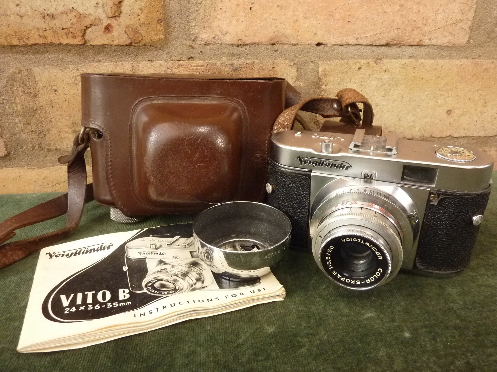 Nice Vintage Voigtlander Vito B 35MM Camera With 1:3.5 50mm - Etsy
