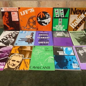 15 Vintage National film Theatre Magazines all from 1976-77