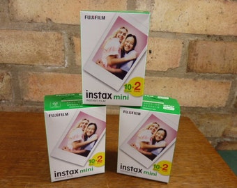 Fujifilm Instax Mini Film 3 x Boxes 20 shots (60 shots)  mini 11 9 8 7, 90 50 40