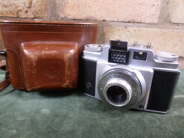 Nice Vintage Agfa Silette L 35MM Camera With Apotar 1:3.5 45mm