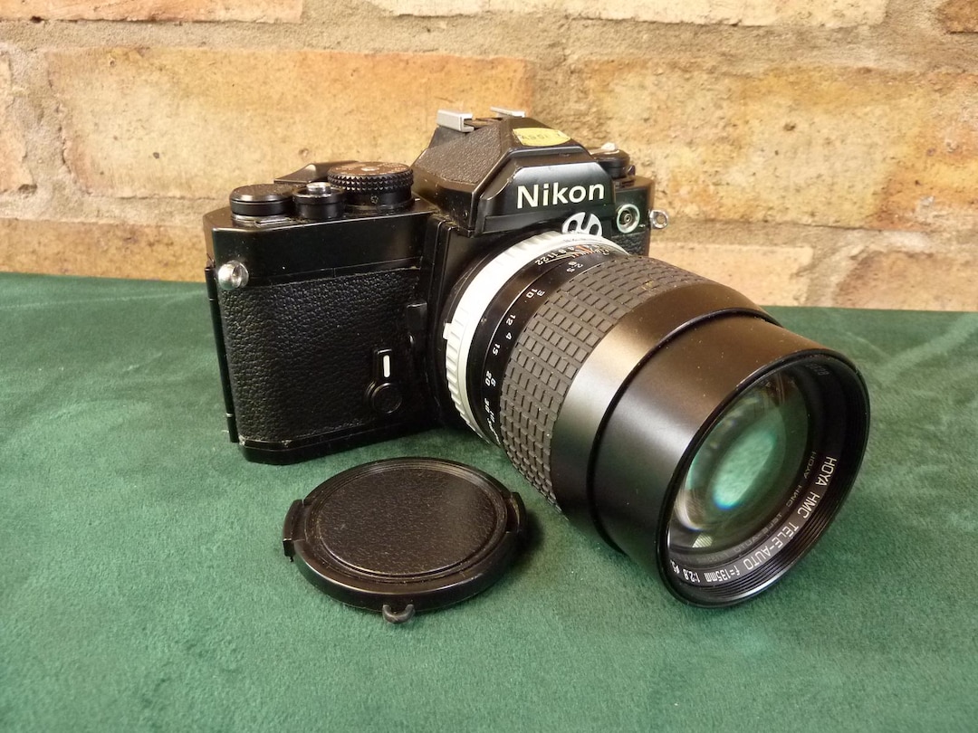 A Nice Vintage Nikon FM 35MM SLR Camera 1:1.2.8 135mm Lens - Etsy
