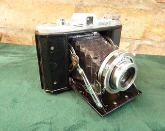 Vintage Welmy 6 Folding Camera 120 Roll Film With Terionar 1:4.5