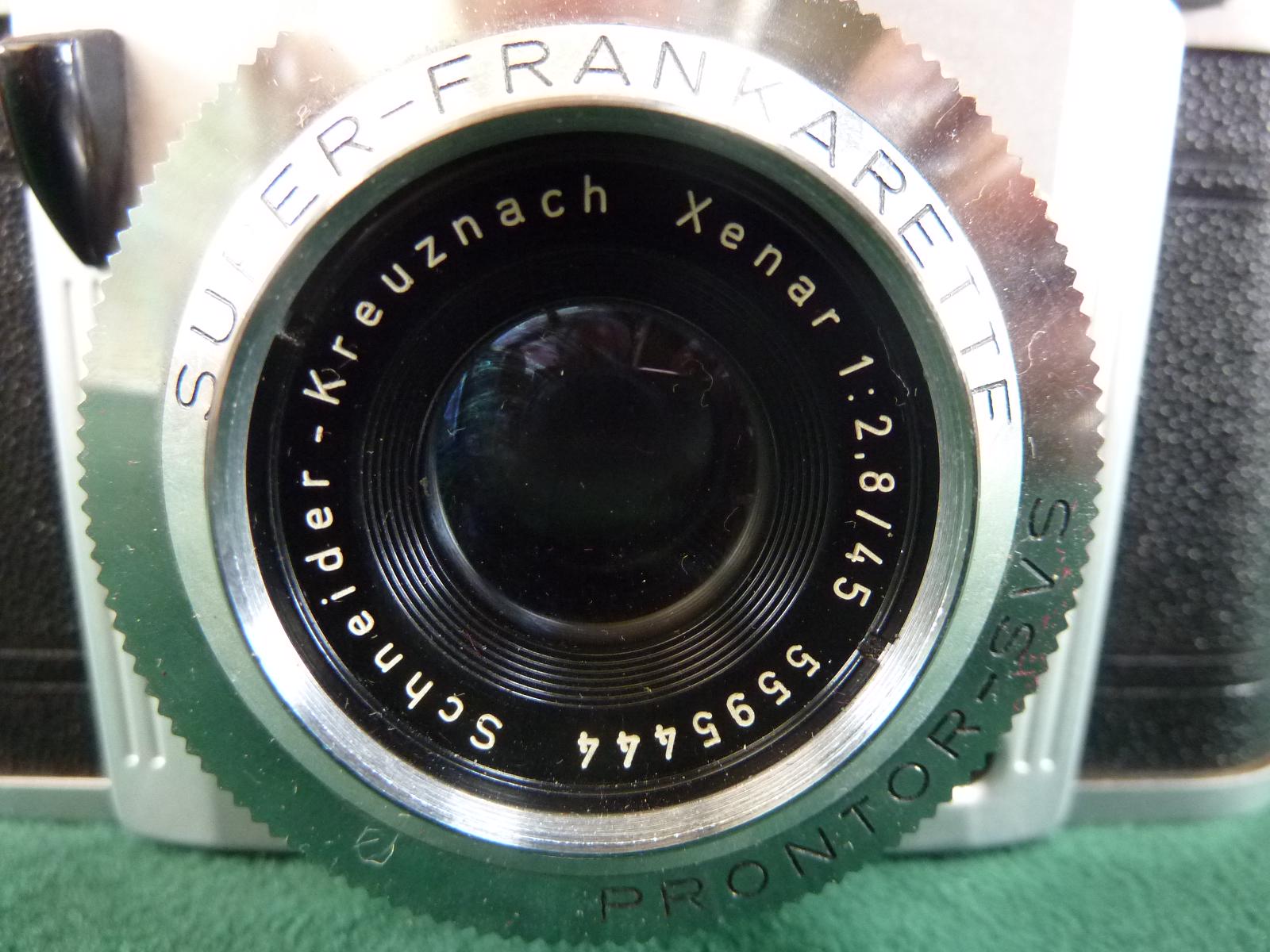 Vintage Super Frankarette 35MM Camera With Schneider 1:2.8 45mm