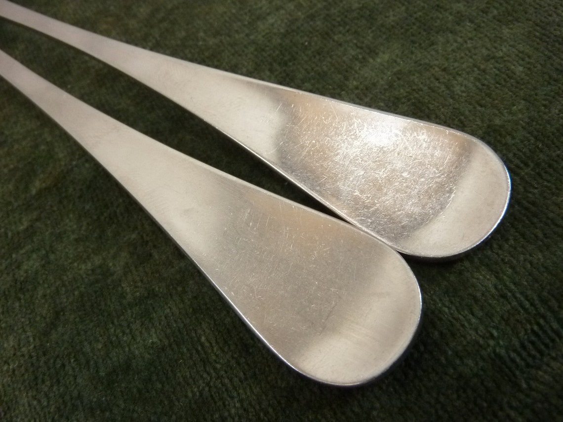2 Vintage Old Hall stainless steel Alveston Pattern Serving Etsy