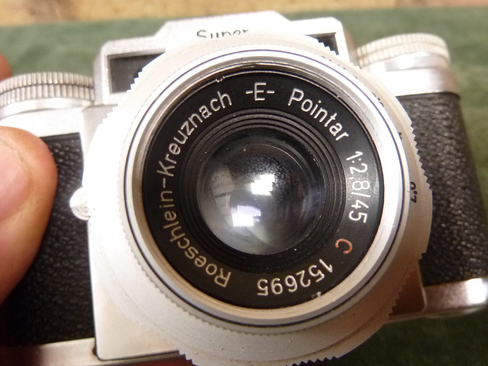 Vintage Braun Super Paxette 35mm Camera Pointar 2.8 45mm Lens