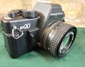 Nice Vintage Praktica BX20 35MM Camera With Prakticar 1:1.8 50mm