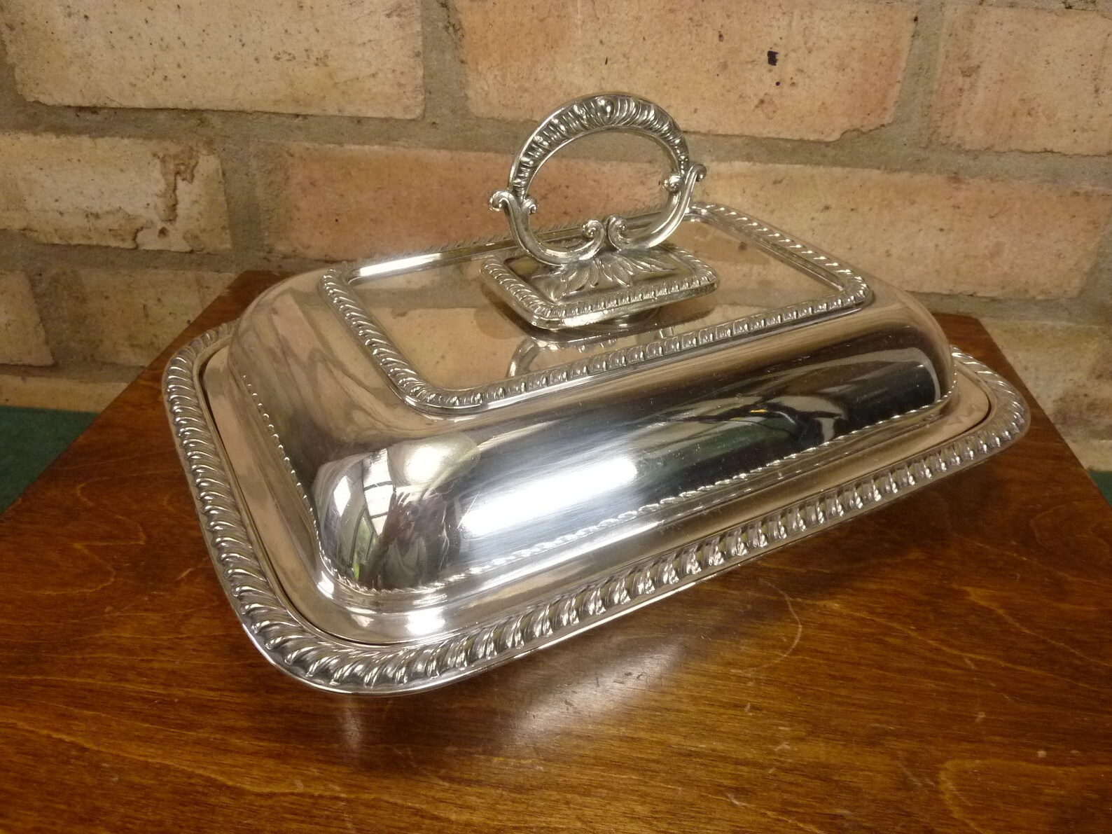 Vintage John Round & Sons Serving tureen Entree Dish Silver Etsy
