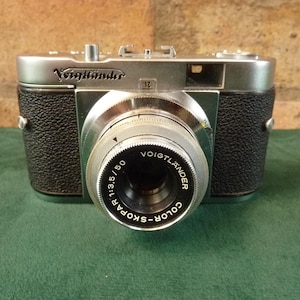 Vintage Voigtlander Vito B 35MM Camera With Skopar 1:3.5 50mm Lens