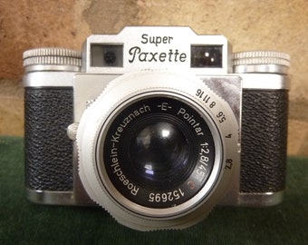 Vintage Braun Super Paxette 35mm Camera Pointar 2.8 45mm Lens