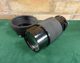 nice Vivitar Series 1 1:3.5 70-210mm  lens olympus OM mount with Hood