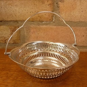 Nice vintage Bon Bon dish Small bowl Silver Plated #1