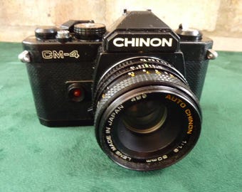 Appareil photo argentique Chinon 35F-EE + Housse - Photo, audio & vidéo