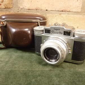 vintage Braun Super Paxette 35mm camera Pointar 2.8 45mm Lens & case