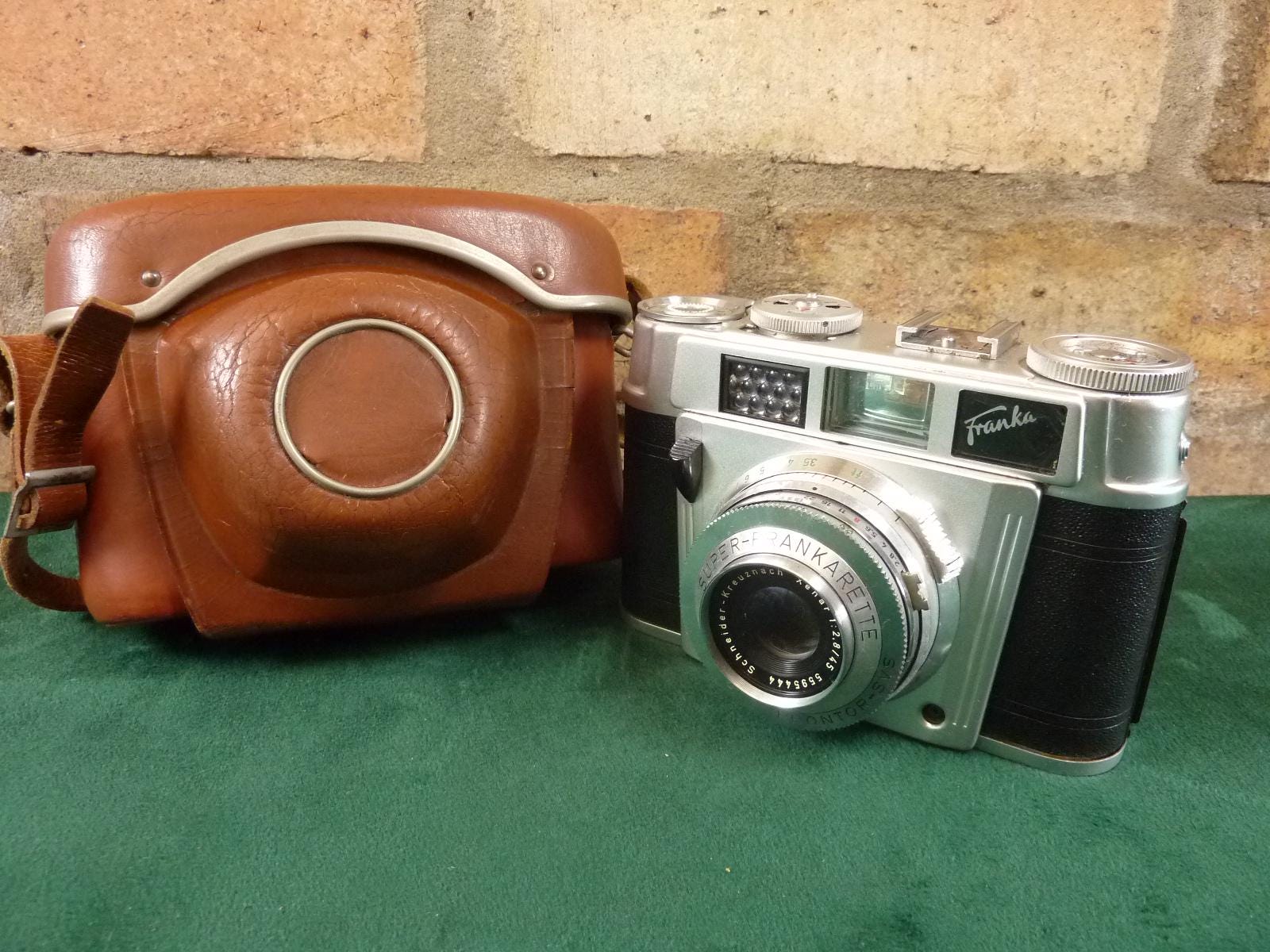 Vintage Super Frankarette 35MM Camera With Schneider 1:2.8 45mm