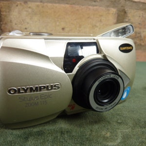 Vintage Olympus MJU Zoom 115 Stylus Epic 35mm Compact camera 38-115mm lens