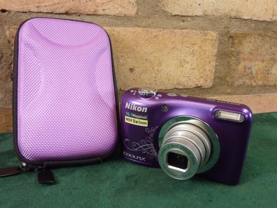 A Nice Purple Nikon Coolpix A10 Digital Camera 16 MP 5x Zoom 