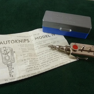 Juego de temporizador automático mecánico Autoknips MK IV vintage en caja. Buen estado.