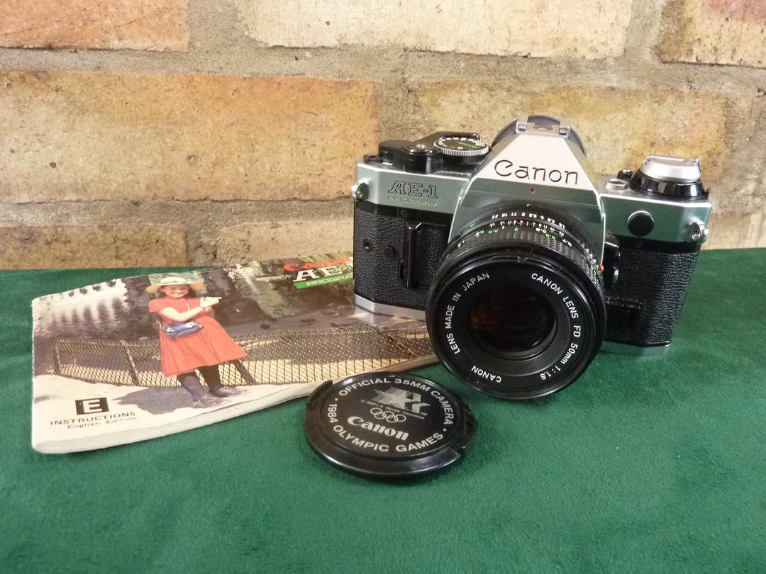 Buy Nice Canon AE-1 35MM SLR Camera Canon 1.1.8 50mm Lens #2