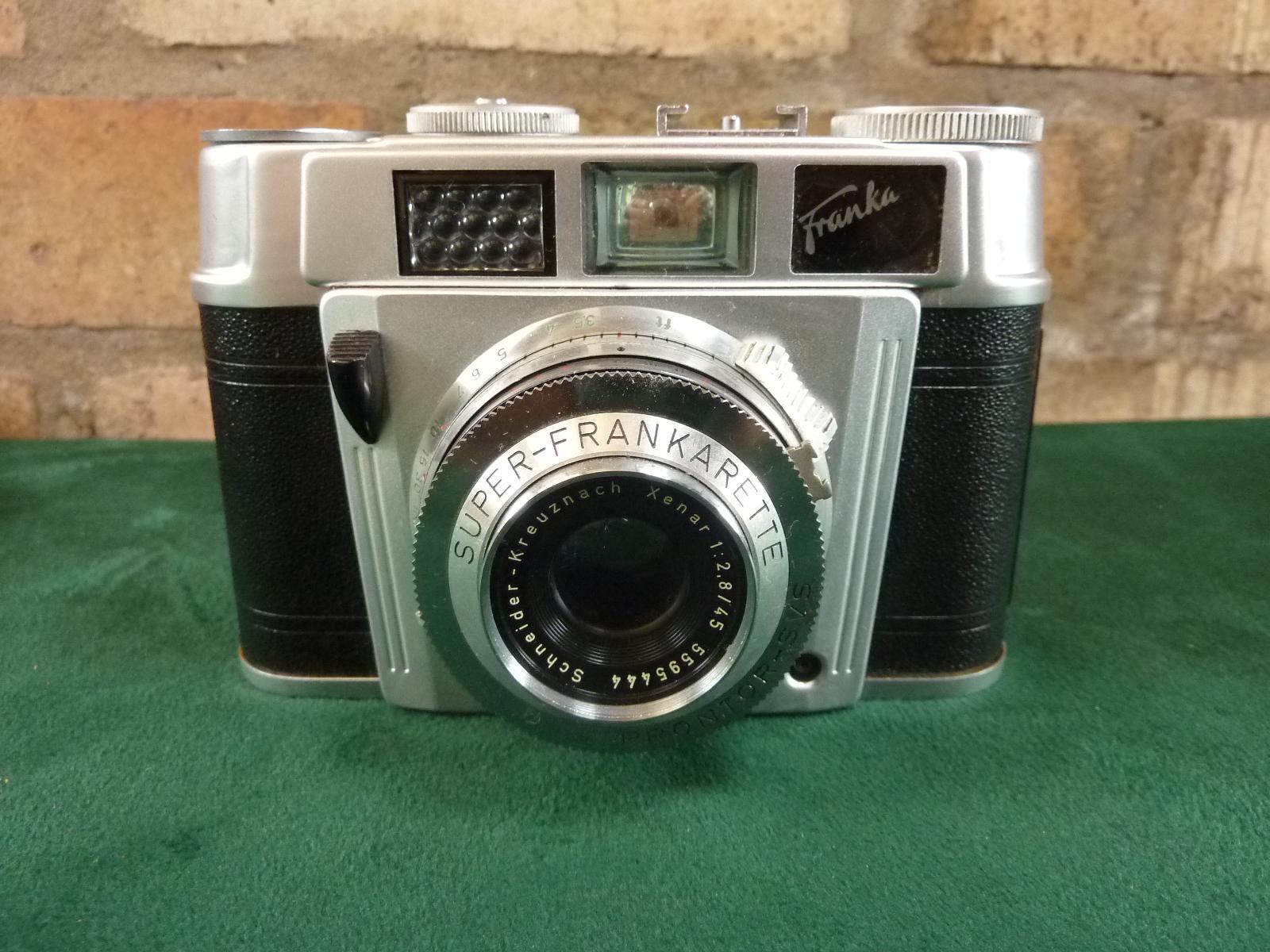 Vintage Super Frankarette 35MM Camera With Schneider 1:2.8 45mm