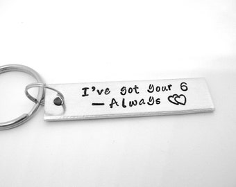 Couple Puzzle Keychain Police Gift Ive Got His 6 Police Officer Keychain Deployment Gift for Military Wife