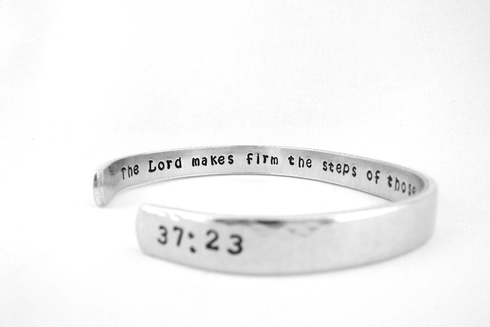 Psalm 37:23 the Lord Makes Firm the Steps of Those Who | Etsy