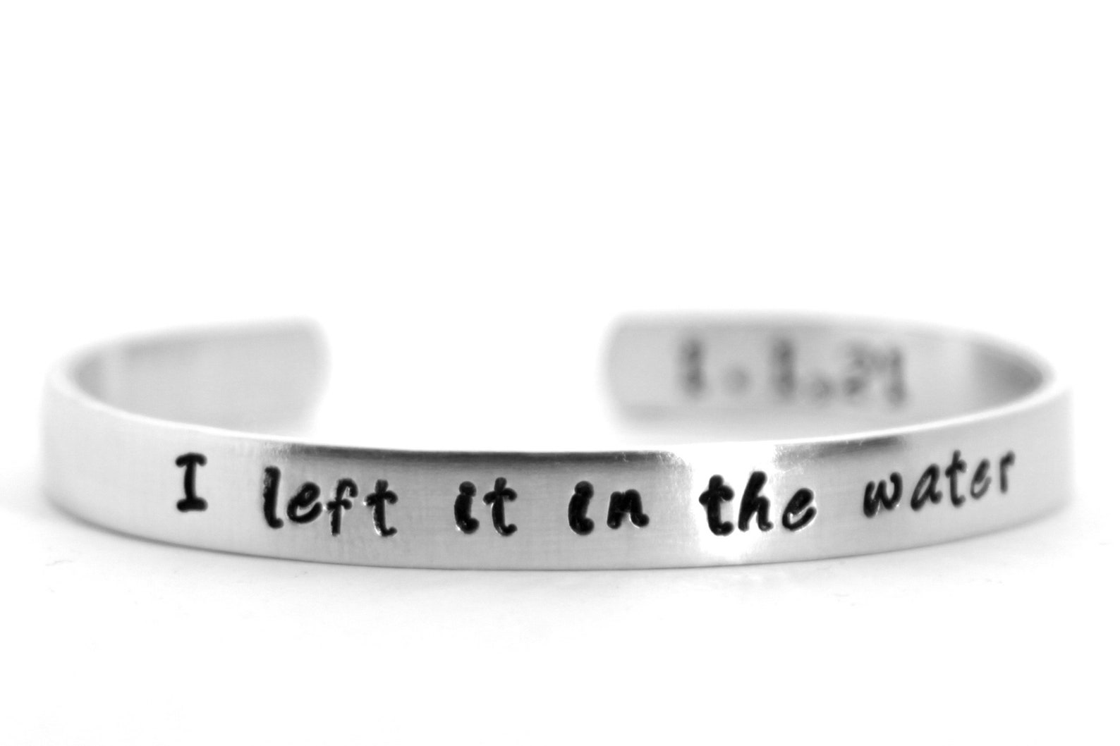I Left it In The Water Baptism Bracelet Personalized Etsy