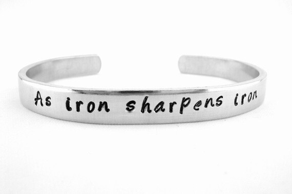 iron sharpens iron bracelet