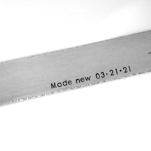 Baptism Bookmark, Made New Personalized Adult Baptism Gift with Date Baptized, Keepsake Bookmarker