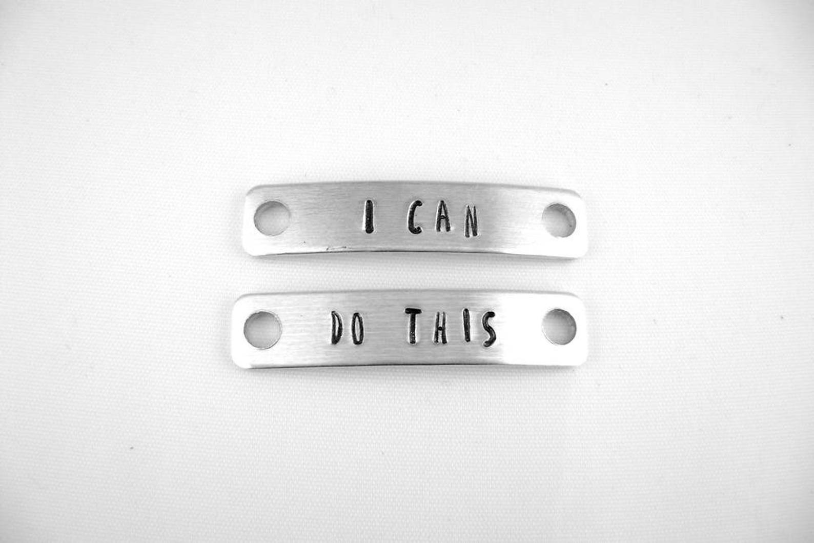 Running Shoe Tags Motivational Shoelace Charms Fitness Gear Etsy