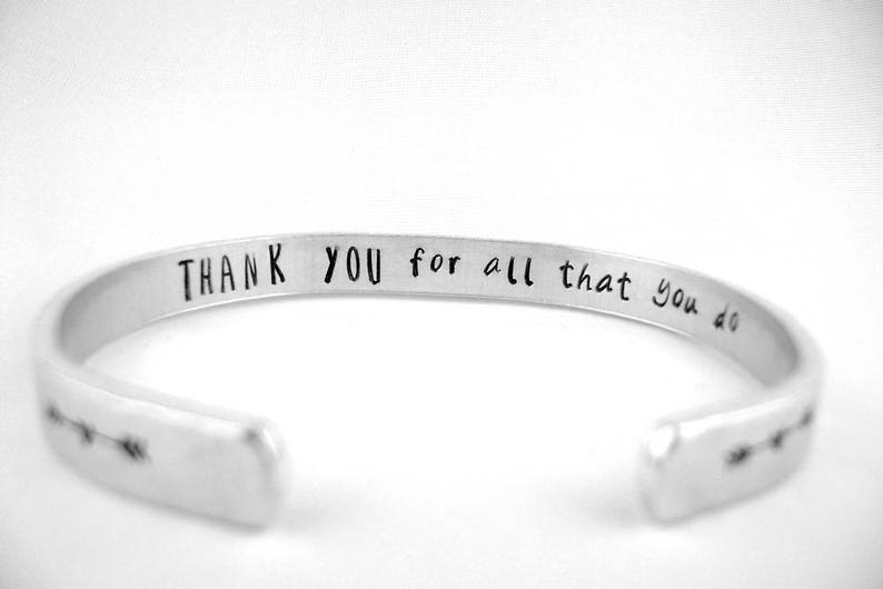 Thank You Bracelet, Employee Recognition Gift, Teacher Gift, Volunteer Appreciation, Pastor's Wife Gift, Ministry Appreciation image 3