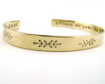 Godmother Gift, Blessed To Have You As My Godmother Bracelet, Personalized Jewelry, Godparent Gift, God Mother Birthday