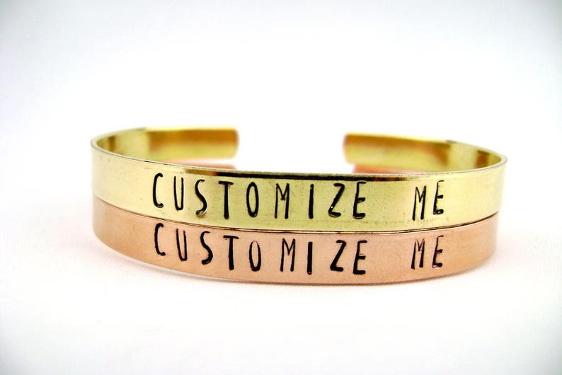 Custom Personalized Bracelet, Personalized Jewelry, Hand Stamped Bracelet, Best Friend Gift, Custom Gift for Her, Mother's Day Gift image 3