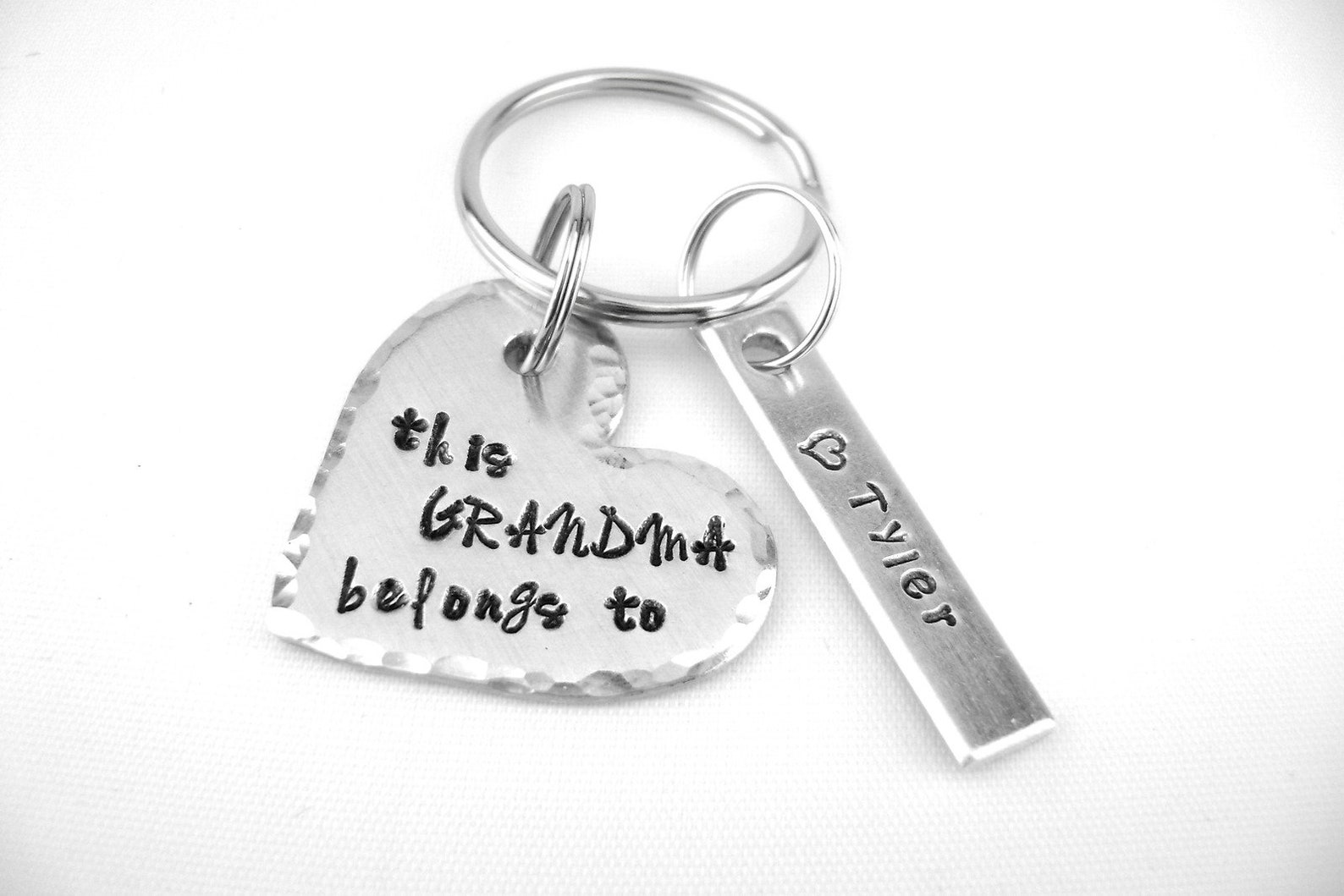 This Grandma Belongs To Keychain Nana Gift From Grandkids Etsy