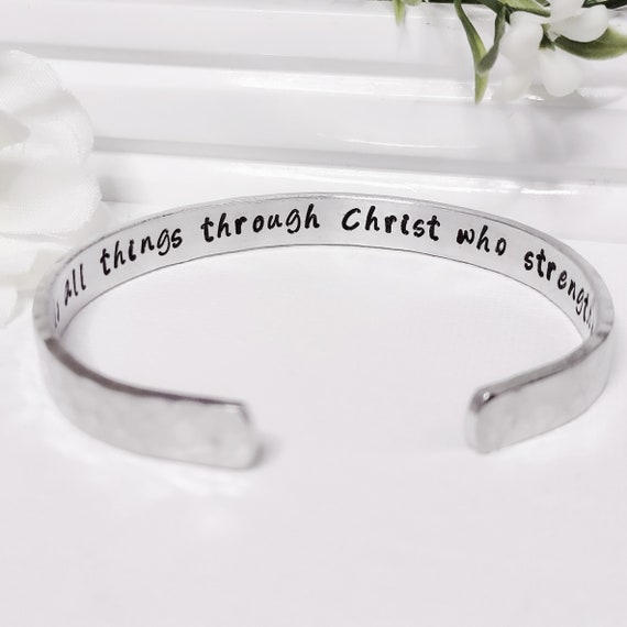 Scripture bracelets sterling silver deals