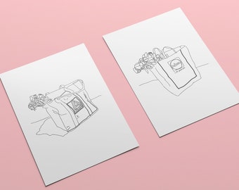 Ghetto Romantik I Stilleben Aldi und Lidl I Minimalistic Art Print