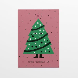 Biglietto di Natale: Albero di Natale I Albero di Natale I Disegno scandinavo