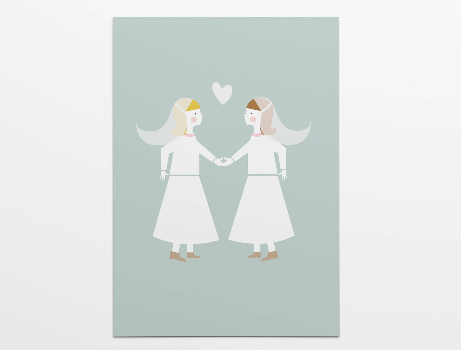 Lesbian Wedding Card Women's Wedding Card Queer