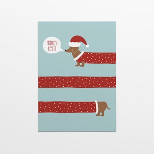 Buona festa! Cartolina di Natale nel formato A6 - Natale da cartolina
