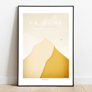 Poster La Dune du Pilat , Bassin Arcachon, Aquitania , Francia