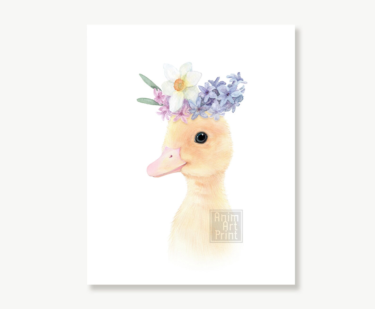 Baby Farm Animal Prints for Nursery Animals With Flower Etsy