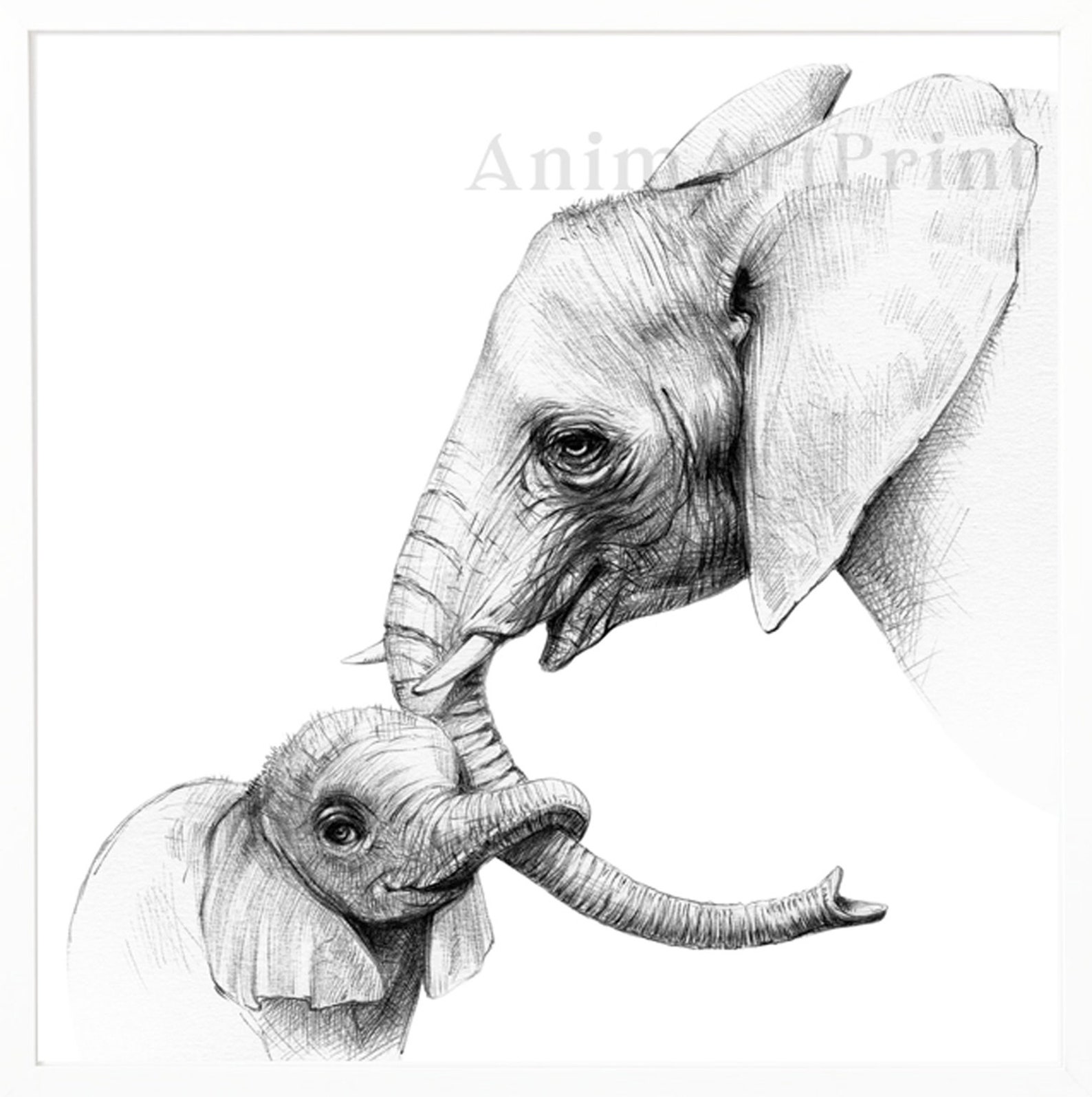 Jungle Nursery Decor Black & White Nursery Animal Prints Etsy